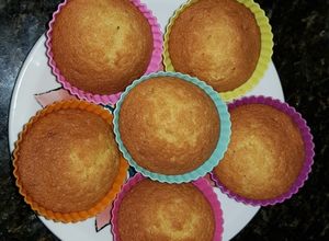 Una foto de Cupcakes de vainilla y coco