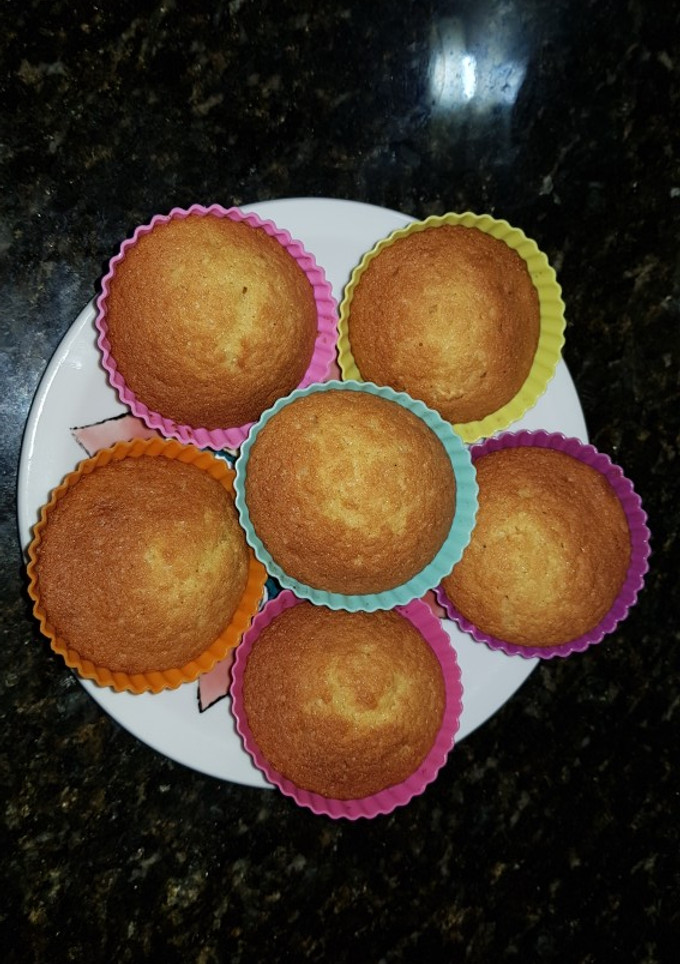 Una foto de Cupcakes de vainilla y coco