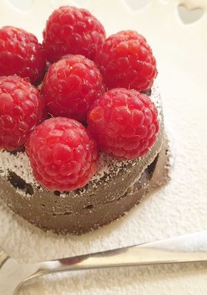 Foto principal de Tartita de chocolate con corazón suave ❤️️ Sin lactosa