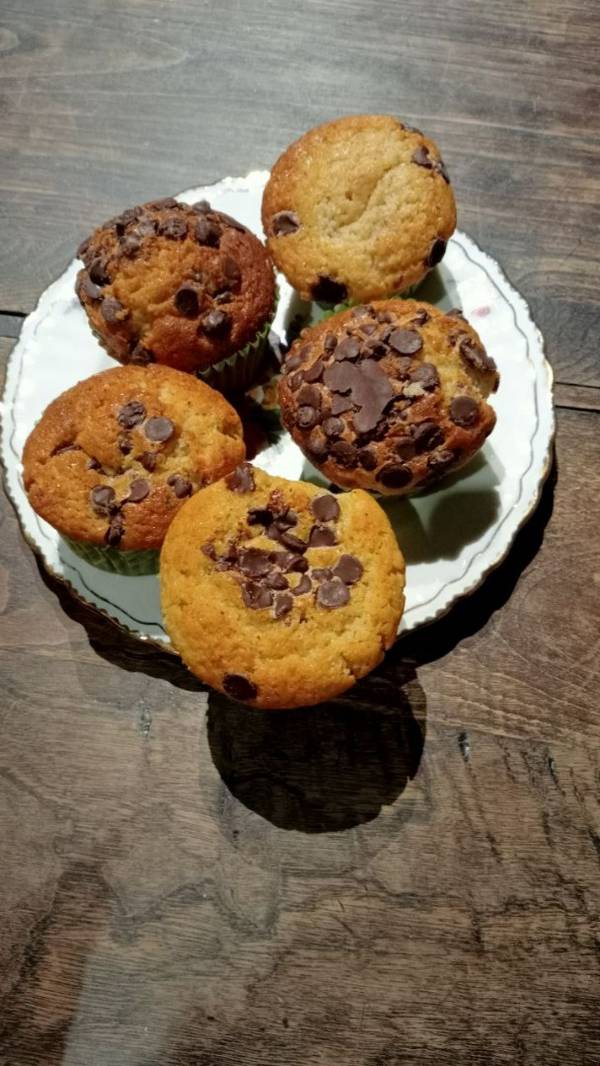 ☕ Muffins con chips de chocolate 🍫