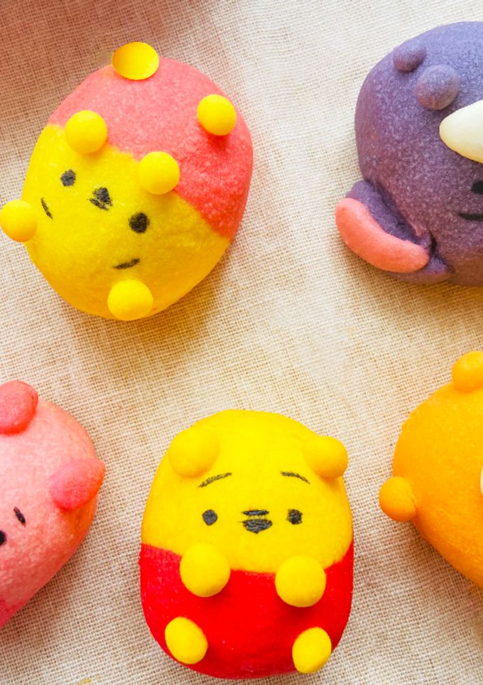 Tsum Tsum 小熊維尼鳳梨酥 的食譜成品照片