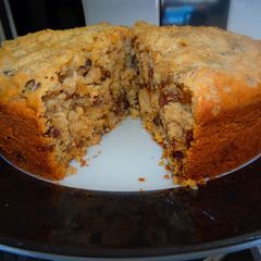 A picture of Coconut, Walnut & Cherry Fruit Cake.