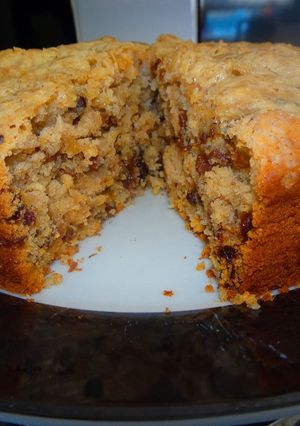 A picture of Coconut, Walnut & Cherry Fruit Cake.