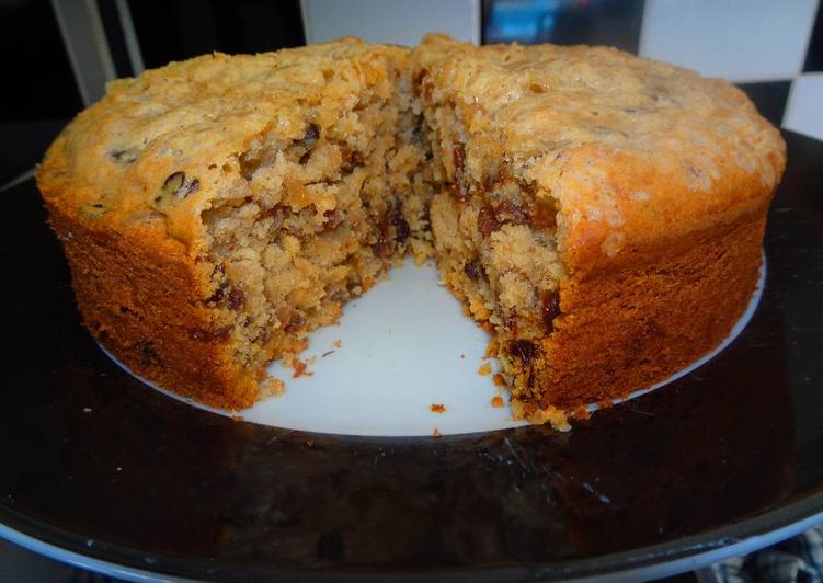 Steps to Prepare Coconut, Walnut &amp; Cherry Fruit Cake