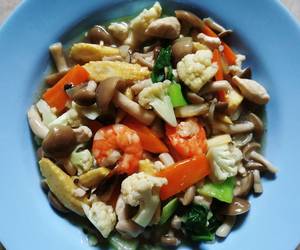 Cara Cepat Ayam cah Jamur Enak Bergizi