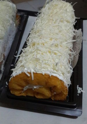 Foto resep Swissroll vanilla With Cream cheese Anti Gagal