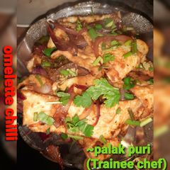 A picture of Omelette chilli.