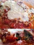 Canelones espinaca, carne y ricota...