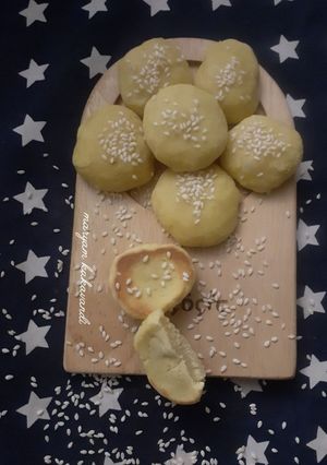 عکسی از دستور شیرینی ساده و فوری با گلاب و زعفران