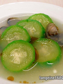 麻油絲瓜蜆仔湯 *ez蚌殼湯4* 的食譜成品照片