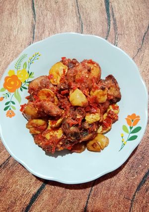 Foto resep Ayam Jengkol Balado