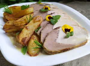 Foto di Arrosto di maiale al latte cotto al forno