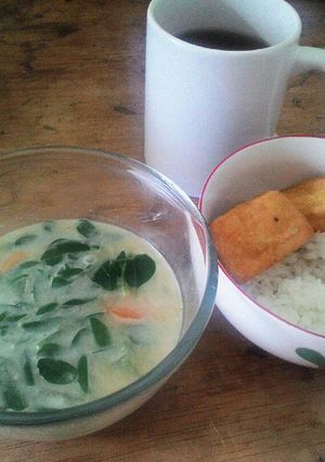 Foto resep Bobor Daun Kelor minim bumbu