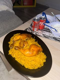 صورة لوصفة مندي دجاج 🤍