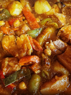 A picture of Pork Belly Kaldereta.