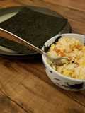 Cod roe and egg rice bowl