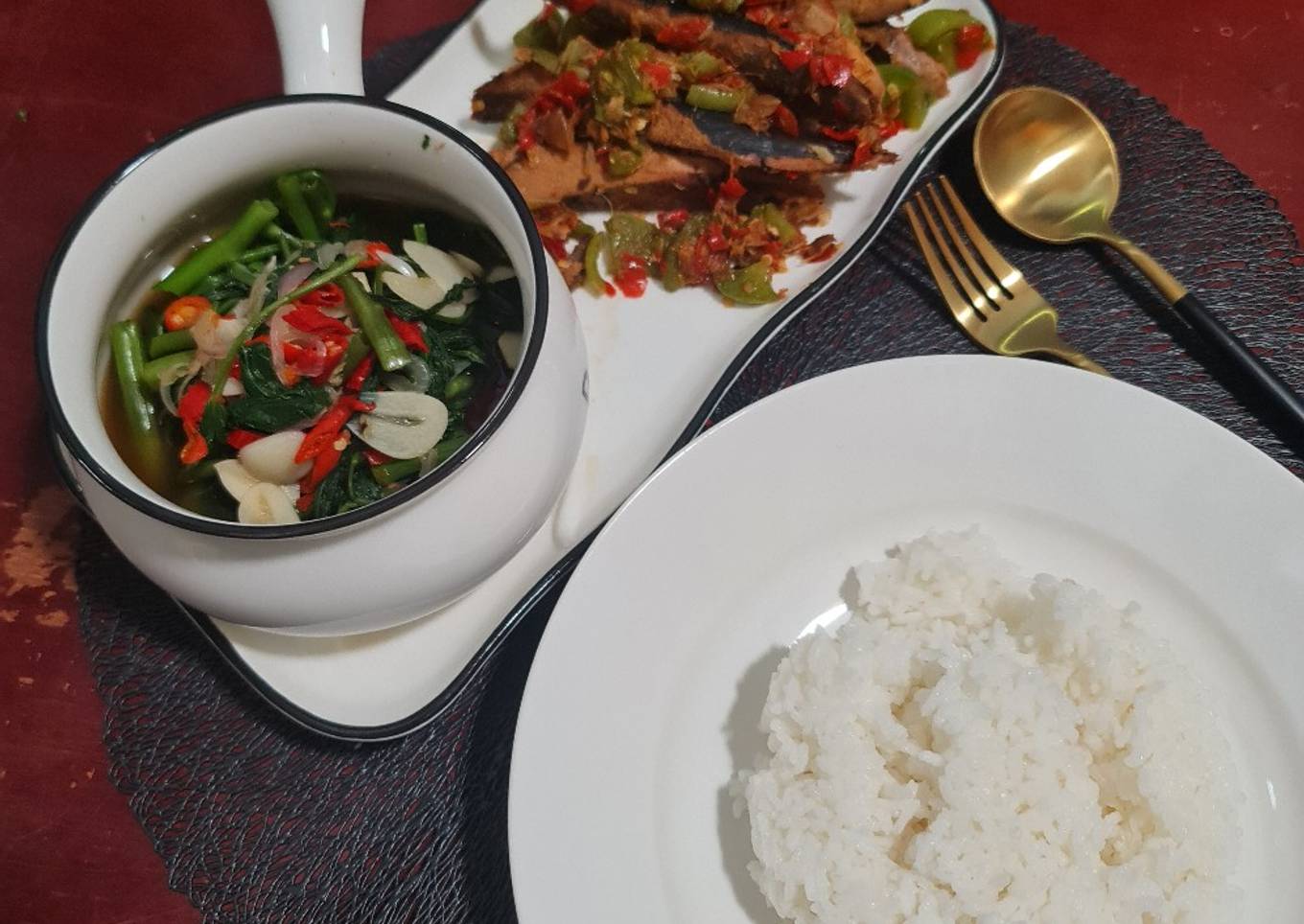 Tongkol Rica-Rica (tanpa minyak)