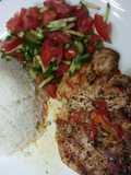 Chicken Steak with Lemon and Garlic