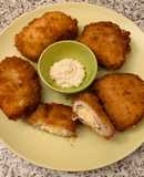 Thịt cuộn phô mai chiên xù