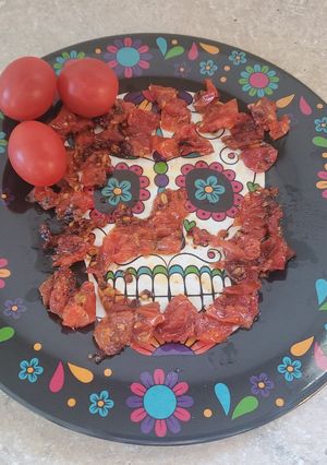 A picture of Simple Homemade Oven Roasted Tomatoes.