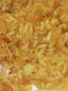 Una foto de Arroz con manzana