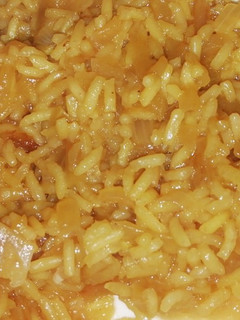 Una foto de Arroz con manzana