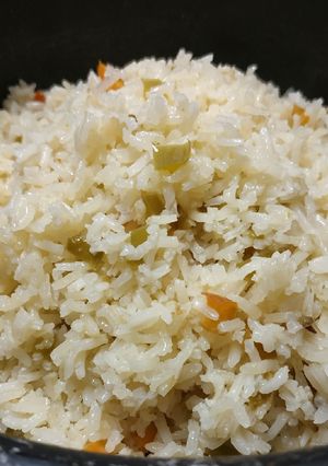 Una foto de Arroz blanco (estilo latinoamericano)