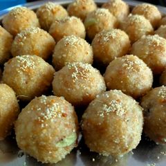 A picture of Churma Laddu.