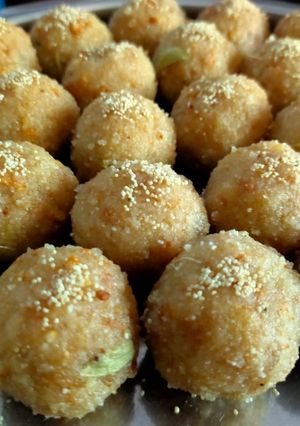 A picture of Churma Laddu.