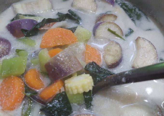 Cara membuat Sayur lodeh putih pelangi Cara membuat Sayur lodeh putih pelangi