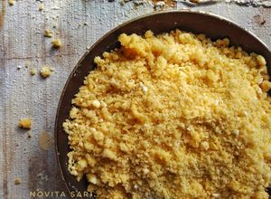 Foto resep CRUMBLE CHEESE /isian roti manis