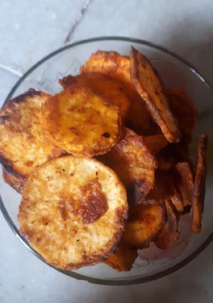 બેકડ શક્કરીયા (Sweet Potatoes Baked Recipe In Gujarati) રેસીપી મુખ્ય ફોટો