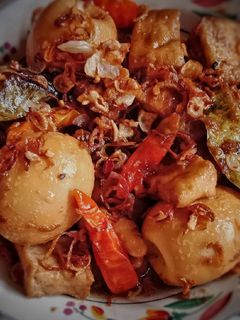Foto resep Semur tahu telur super simple