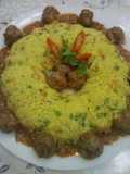 Dawood Basha Kofta with Vegetable Rice