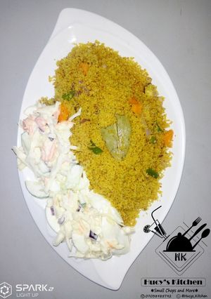 A picture of Fried couscous.