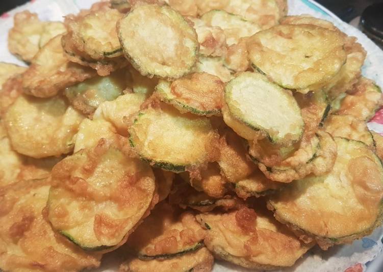 Zucchine impanate e fritte