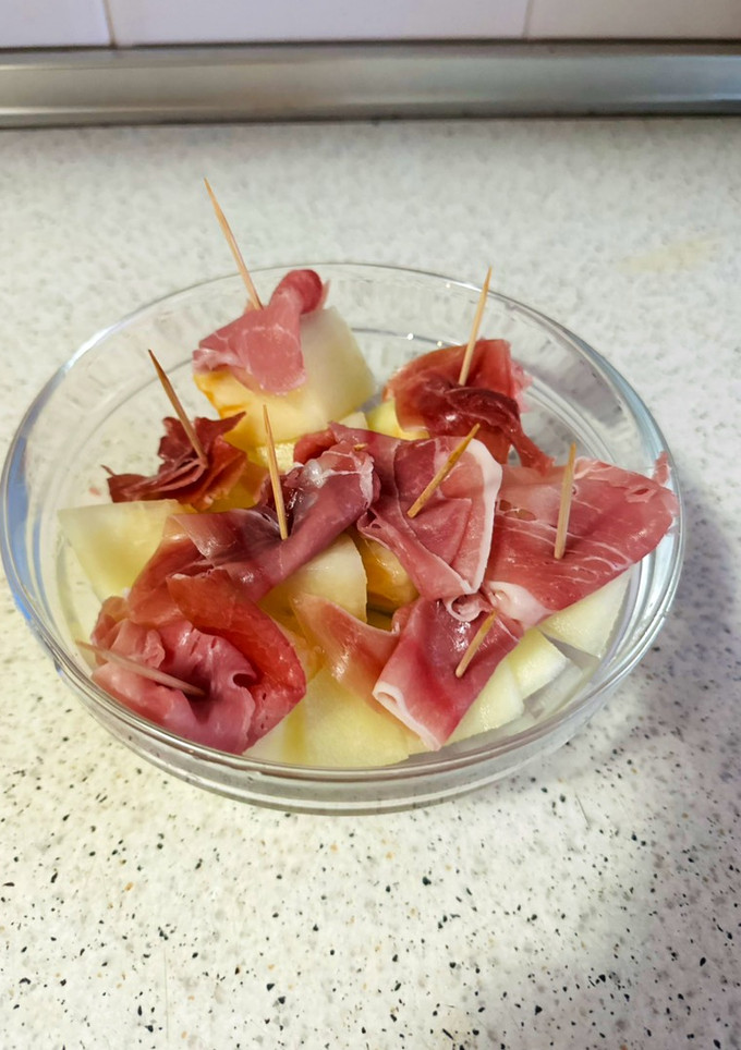 Una foto de Melón con Jamón