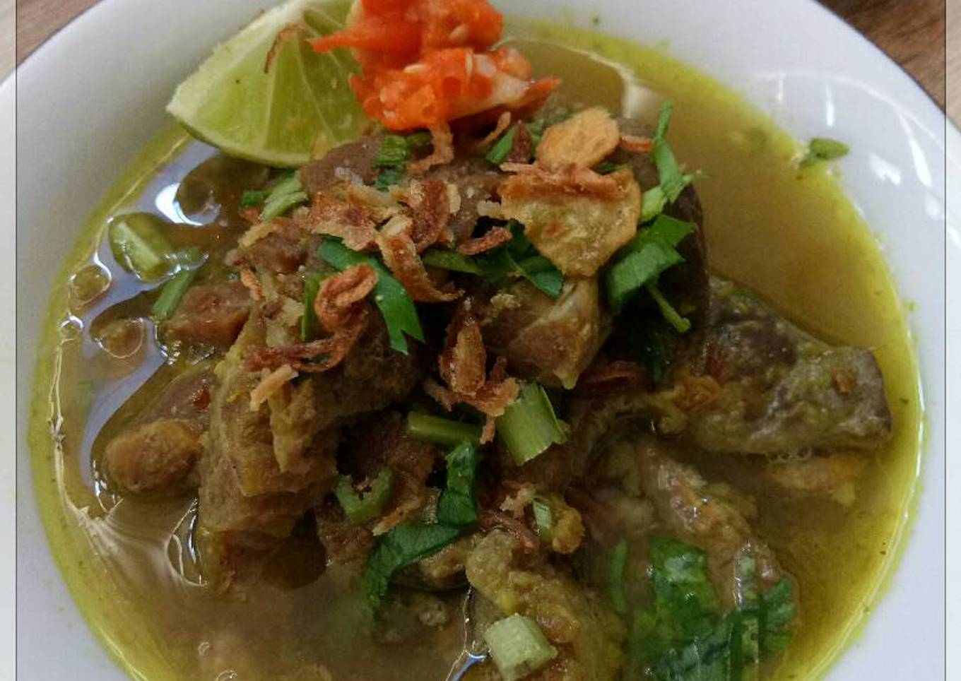 Soto Daging Rumahan