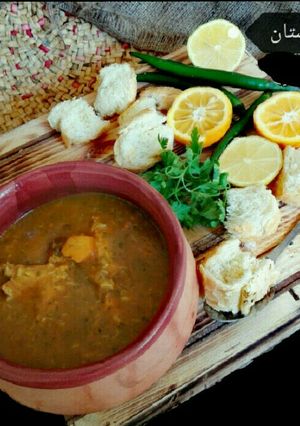 عکسی از دستور سوپ مرغ و سبزیجات