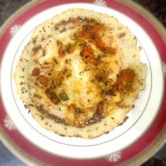 A picture of Sooji chilla with Goan Masala.