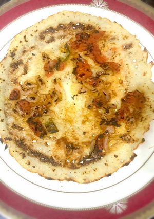 A picture of Sooji chilla with Goan Masala.