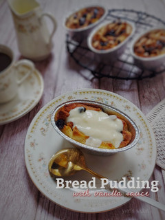 Foto resep Bread pudding