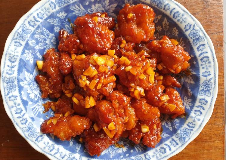 Cara Gampang Menyiapkan Korean spicy chicken, Menggugah Selera
