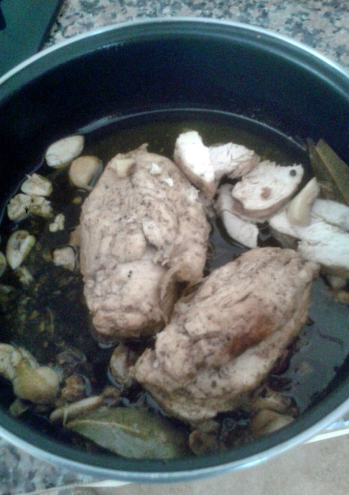 Una foto de Pechugas de pollo en escabeche