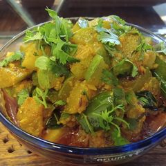 A picture of Zhatpat kakdi(kheera)ki sabji.