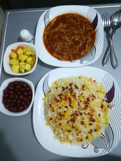 عکسی از دستور ❤خورشت قیمه با پلو زعفرونی