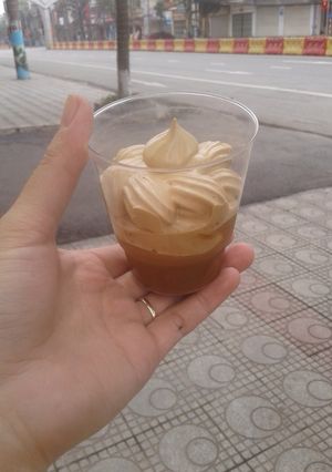 Hình của món Cà fê bọt biển.