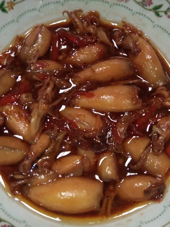 Cara Gampang Membuat Resep  Cumi asin pedas manis yang Enak Banget, Enak