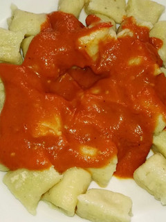 Una foto de Ñoquis caseros