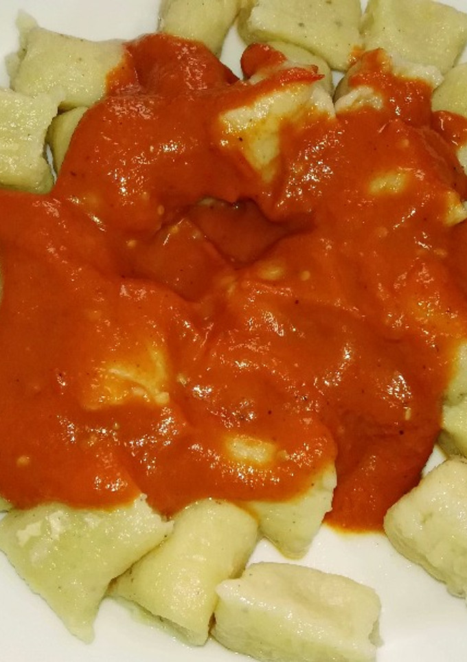 Una foto de Ñoquis caseros